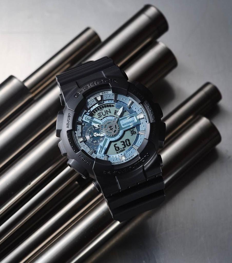 Casio Watch Black GA-110CD-1A2ER GA-110CD-1A2ER, Black, GA-110CD-1A2ER.