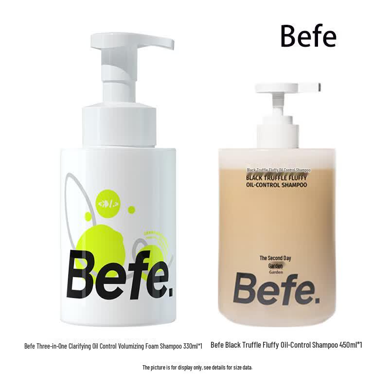 BeFe Triple Purifying & Black Truffle Oil Control Shampoo Set