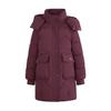 New winter hooded cotton-padded clothes women's medium and long cotton-padded clothes plus size women's clothes thickened cotton-padded jacket