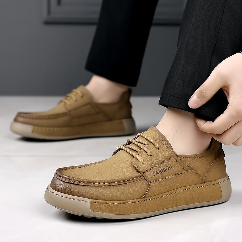 Moda Gorąca Wyprzedaż Klasyczne Prawdziwa Skóra Codzienne Buty Męskie Moda Niskie Projektant Outdoor Buty Deskorolkowe Antypoślizgowe Wygodne Oxford Buty Robocze