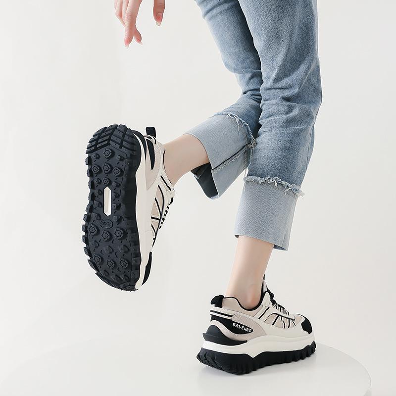 Strictly selected Maillard platform retro dad shoes casual versatile breathable Korean version sports shoes heightening fashion shoes women