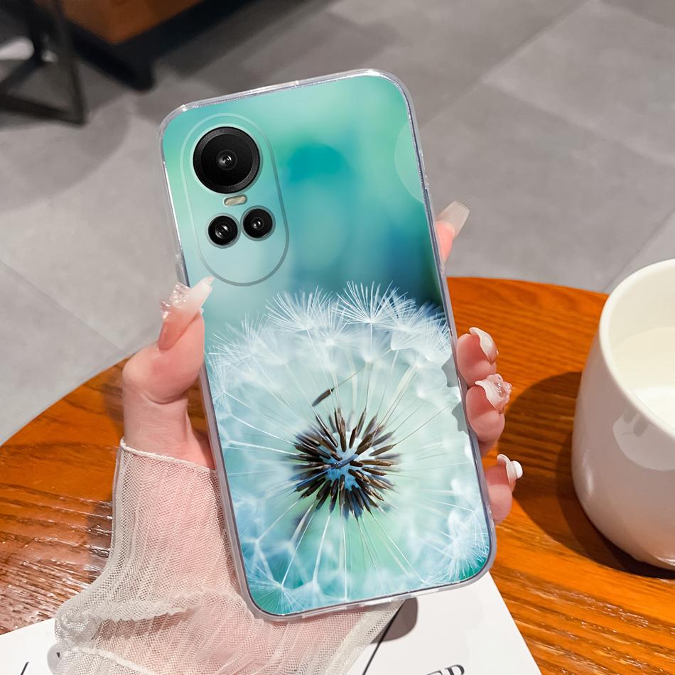 Case For Oppo Reno 10 Pro 5G Special Soft Silicone Transparent Anti Drop Phone Cover For Oppo Reno10 10Pro Back Shell Funda Capa