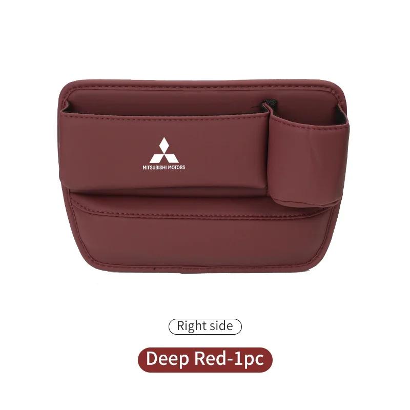 Car Seat Gap Storage Box Pocket Wallet Key Card Cup Phone Holder For Mitsubishi Outlander Lancer Eclipse Mirage Xpander Attrage