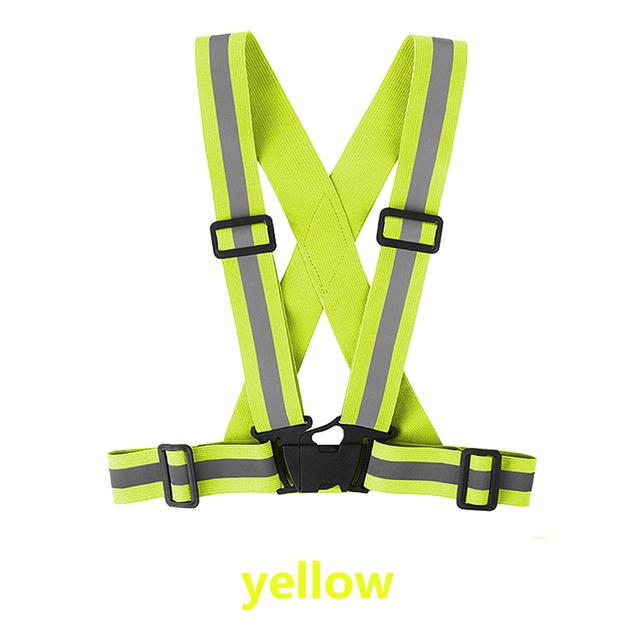 Outdoor Night Walking   Vests Highlight Adjustable Lightweight Reflective Vest Biking  Straps Waterproof Running Gea