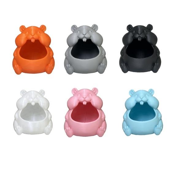 Enfeite de Tigela para Hamster Formato Fofo de Hamster Caixa de Armazenamento de Grande Capacidade Móveis para Casa para Doces Lanches