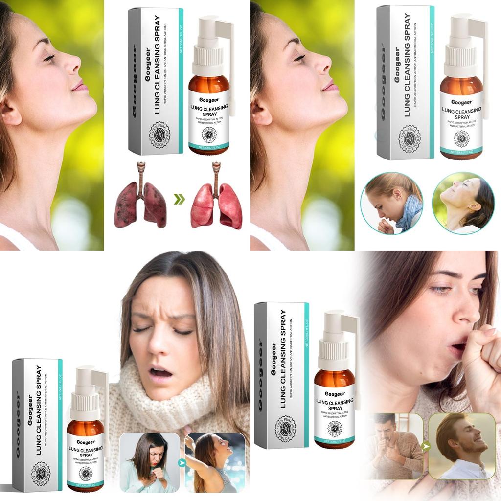 Googeer Body Cleanse Spray Soothing Relief For Dry Throat Cough And Discomfort 30ml