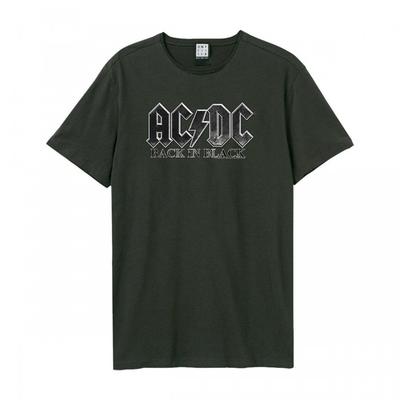Amplified Camiseta unisex para adulto Back In Black AC/DC