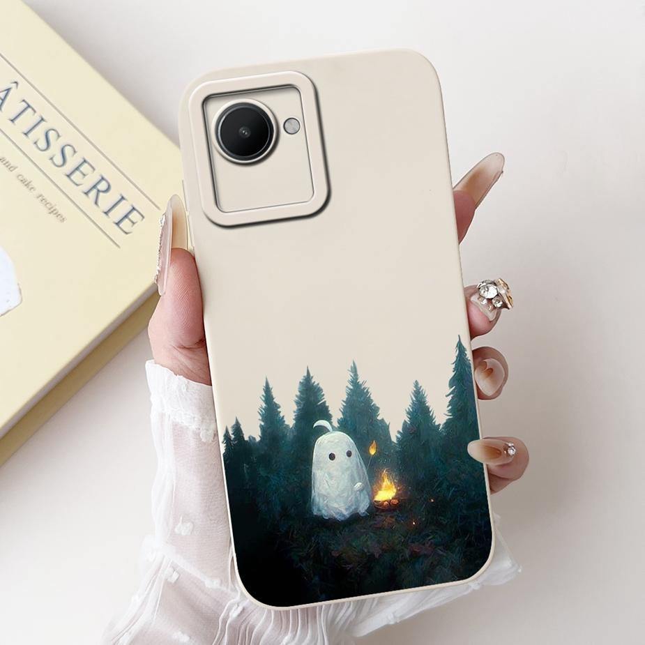 For Realme C30 Case Realme C30s RMX3690 Cute Fashion Cartoon Cover Soft Silicone Phone Case For Realme C30 C30s RealmeC30 Bumper