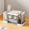 Multifunctional Drawer Storage Box Large Capacity Stationery Holder Durable Pen Holder  Students
