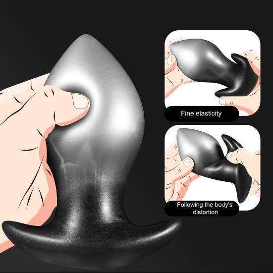 Silicone Anal Plugs Body-Safe Graduated Size Butt Plugs for Beginners Advanced Ergonomic Flexible Reusable Discreet Adult Toy