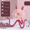 Deformation Bracket Clip Fan USB Stroller Dormitory Fan Night Light