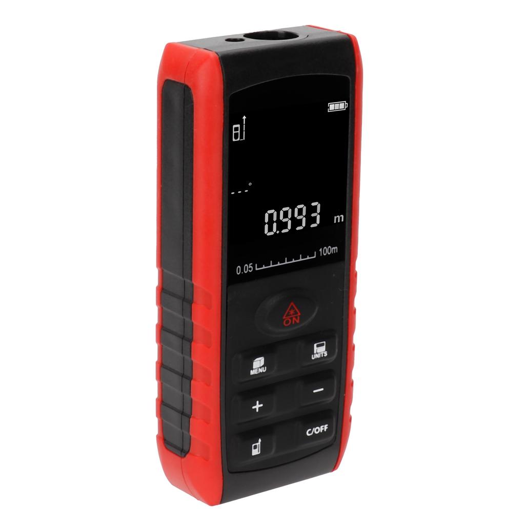 KXLE100 Infrared Distance Meter IP54 Waterproof Portable Digital Rangefinder 0.05100m