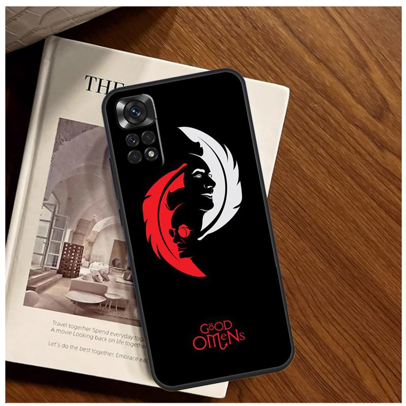 Good Omens Case For Xiaomi Redmi Note 12 10 9 11 13 Pro Plus 12S 10S 11S 9S Redmi 13C 10C 9C 12C Cover
