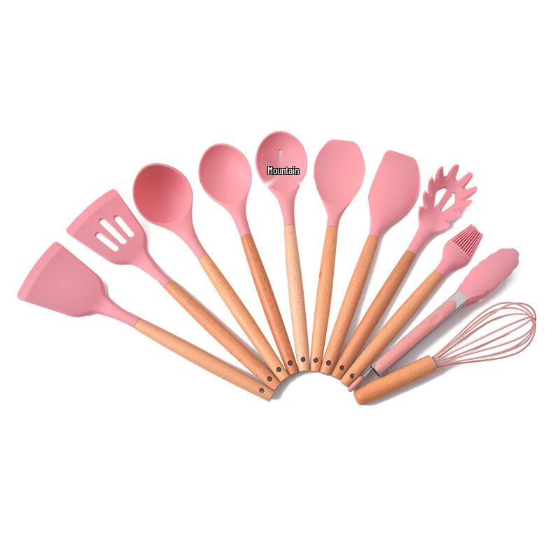 

Wutuo 12-Piece Silicone Kitchen Utensil Set