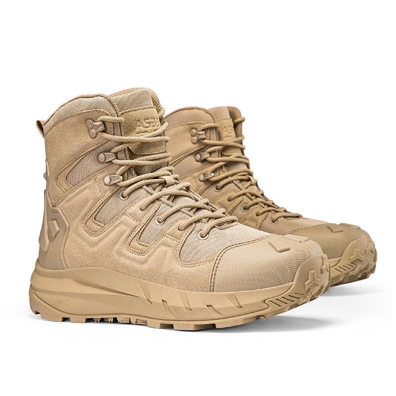 Hiking outdoor camping tactical boots new high-top military fan boots