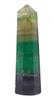 Crystal Heaven Certified Multi Fluorite Crystal Tower Obelisk Point For Chakra, Healing & Balancing-Aaa Grade Original Certified Gemstone Agate F