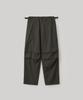 ANOTHER OFFICE Tropical-Wool Utility Pants (Dark Oak)