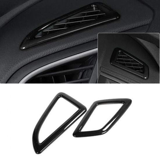 Dashboard L&R Air Outlet Vent Cover For Honda Civic 10th 2016- Bright Black