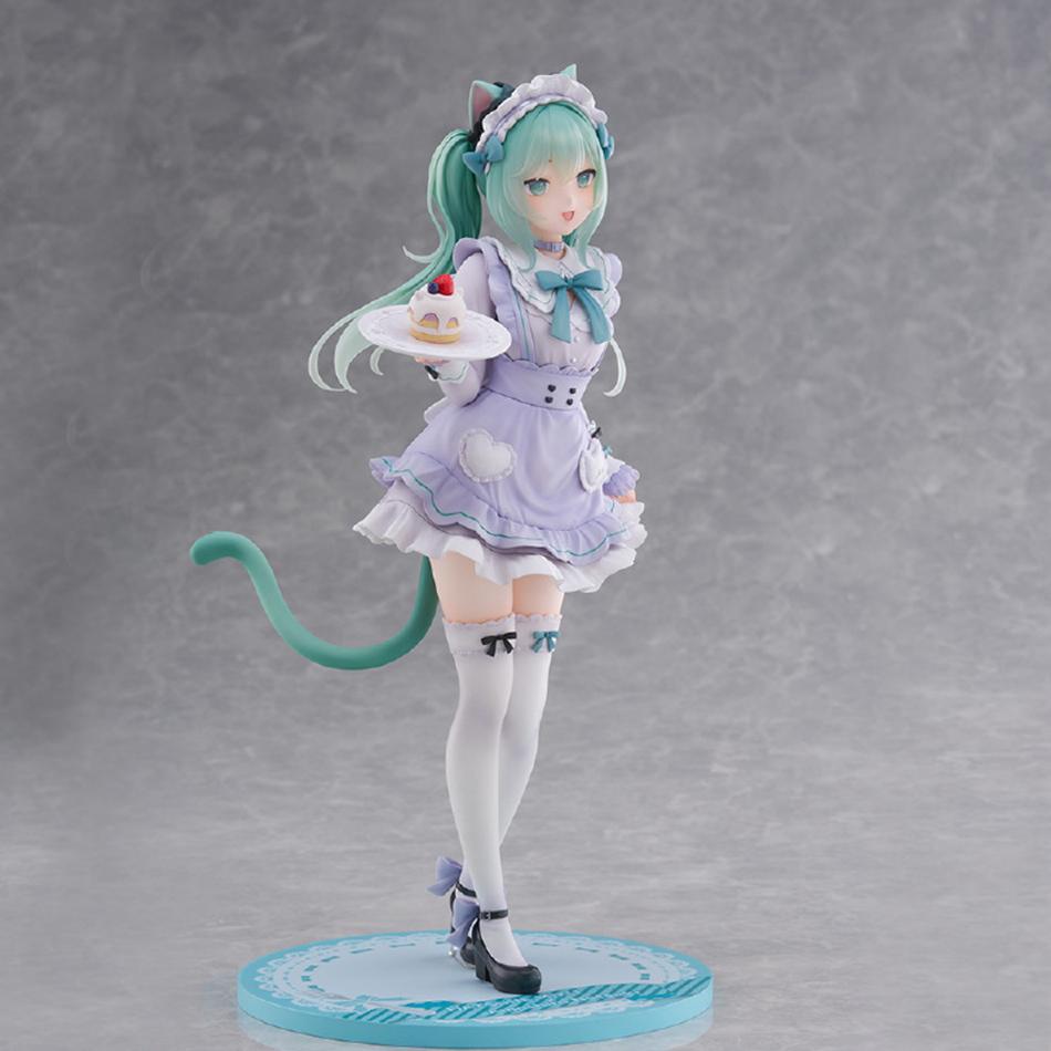New 18cm Anime Hatsune Miku Figure Sexy Character Ornaments Nachoneko Kawaii Car Decoration Collectible Model Gift