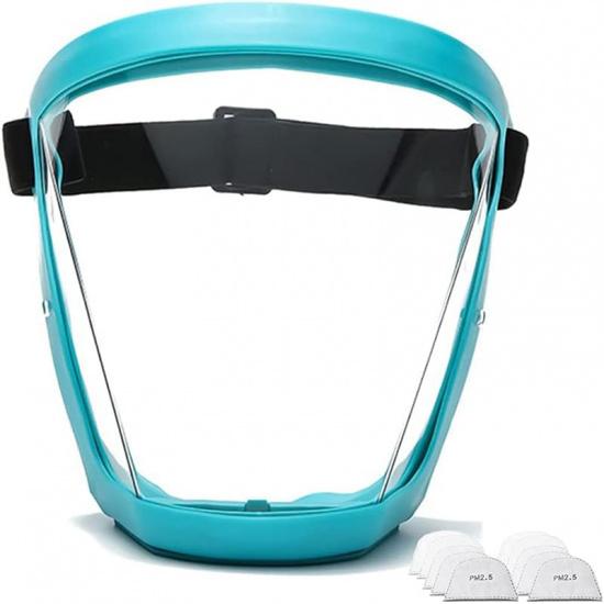 Anti-Fog Face Shield Unisex HD Clear Mask Replace Transparent Outdoor Full Face Mouth Protection Face Mask