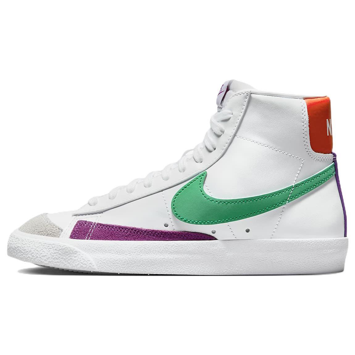 

Новые женские Nike Blazer Mid 77 Vintage Белый Зеленый Фуксия CZ1055-123