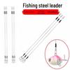 Bissfester Stahlvorfach für die Meeresfischerei - Ideal für Tairaba, Seebrasse und Makrele. Haltbarer weicher Vorfach für das Spinnfischen.