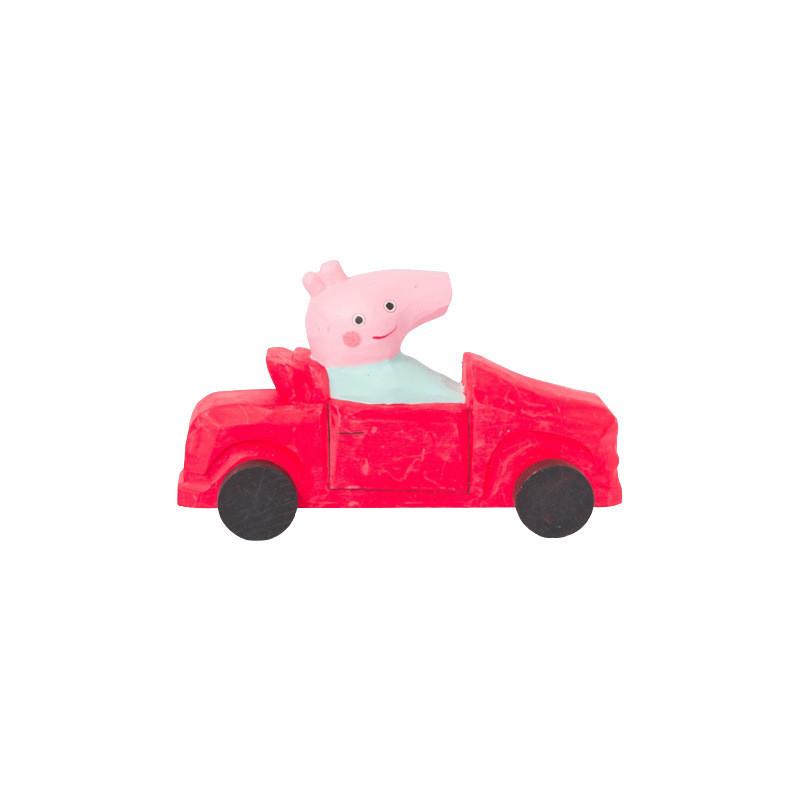 Peppa Pig Wooden Handcrafted Diy Car Toy For Kids And Home Decor With Modern Art Style