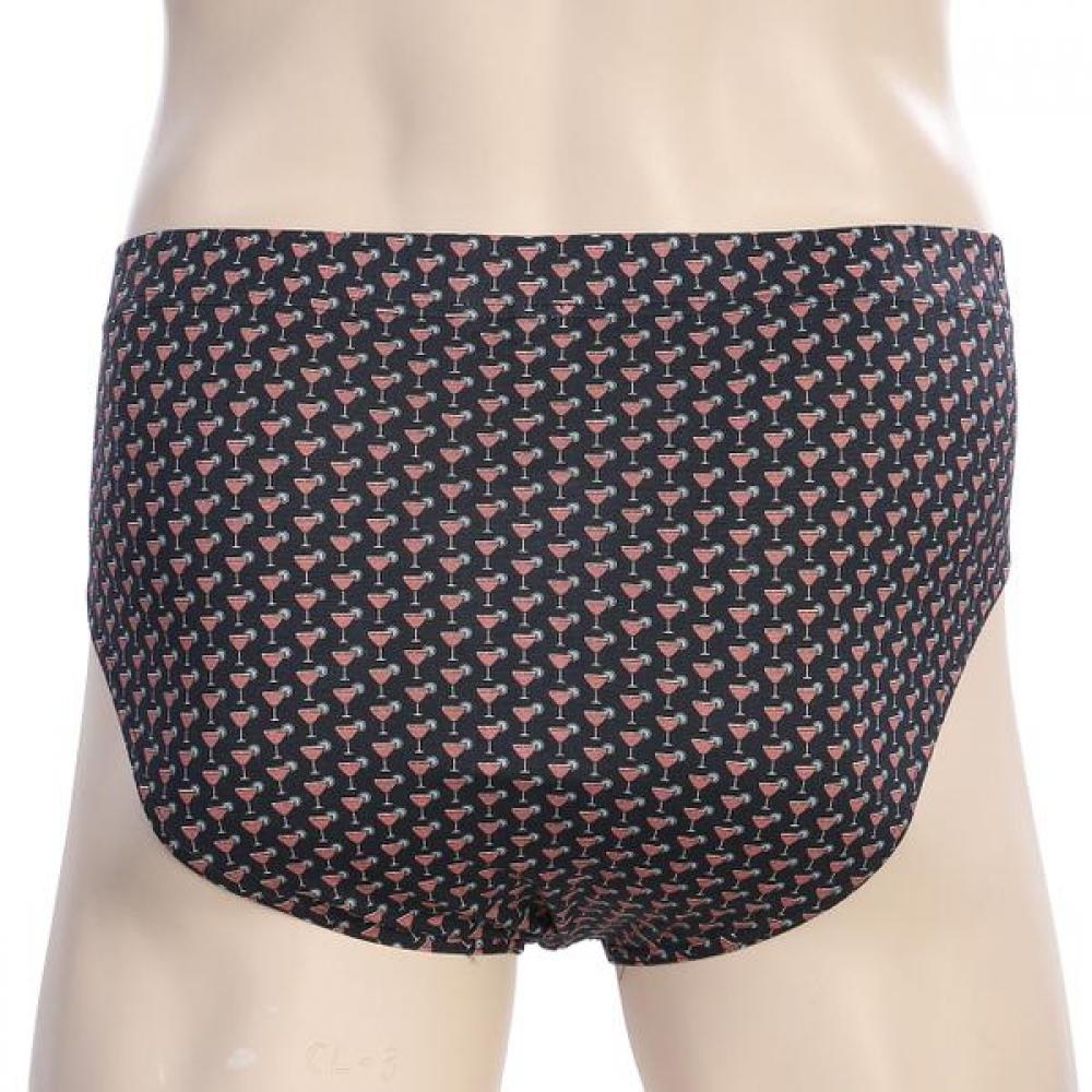 Barbara Men S Cocktail Print Triangle Panty Rayon  Gmt2023b 