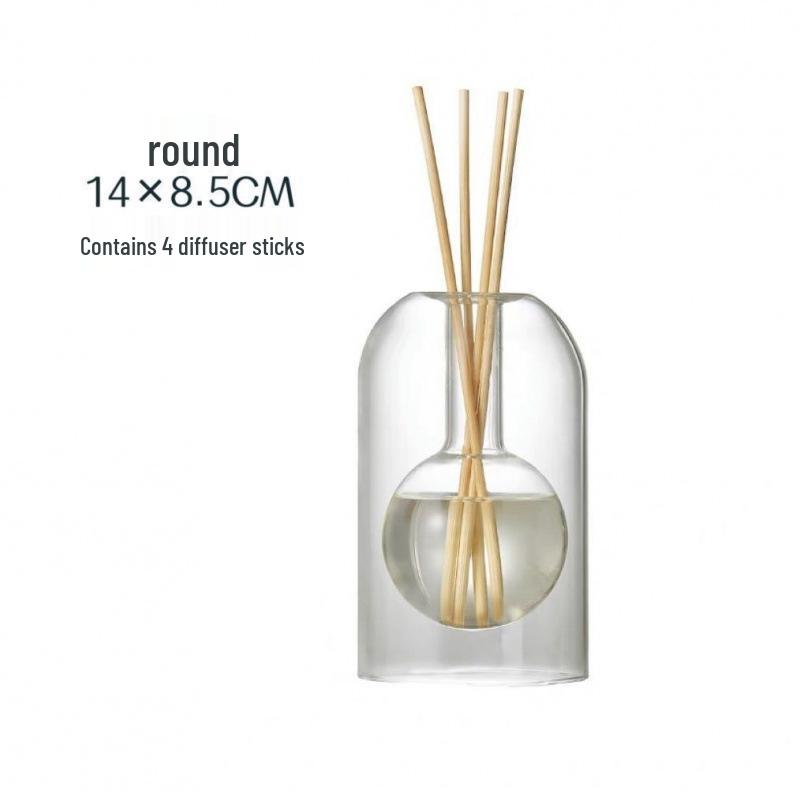 Nordic Glass Aroma Diffuser Bottle - Muji Style Essential Oil Diffuser YW Style