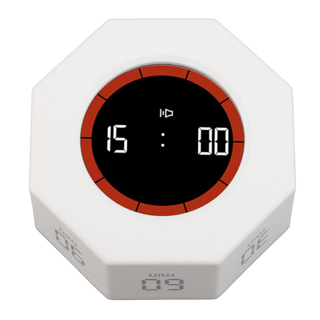 Octagon Timer Desk Productivity Timer Cube with G Sensor for Task Work Study Kitchen 1 3 5 15 30 60 90min Custom
