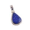 Natural Lapis Lazuli Gemstone 925 Solid Sterling Silver Gift Pendant 1.50" e2K39