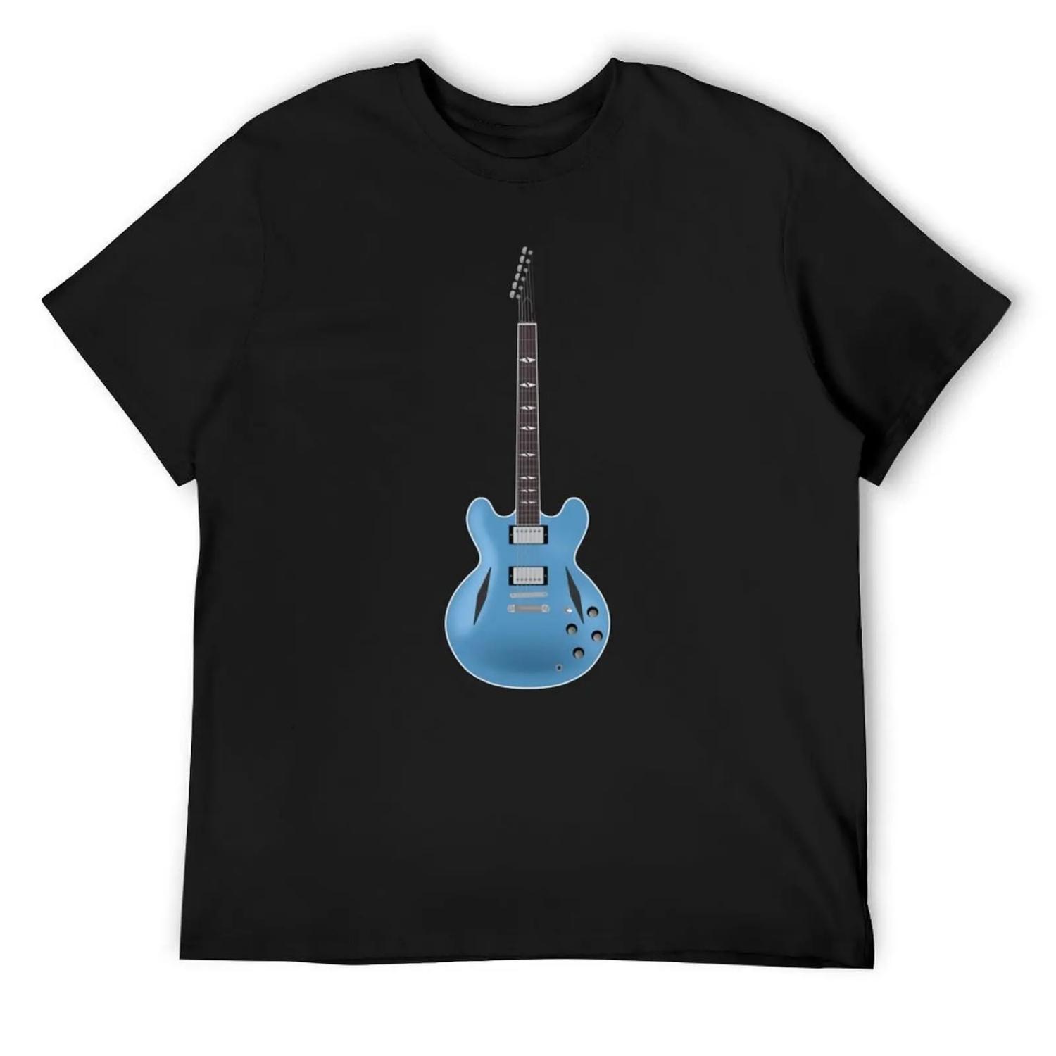 Футболка Dave_s Blue Guitar футбольная футболка смешные подарки Смешная футболка футболки для мужчин S