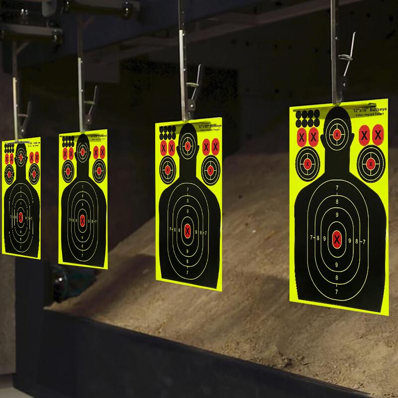 Fluorescent Hard Plastic Target Stickers