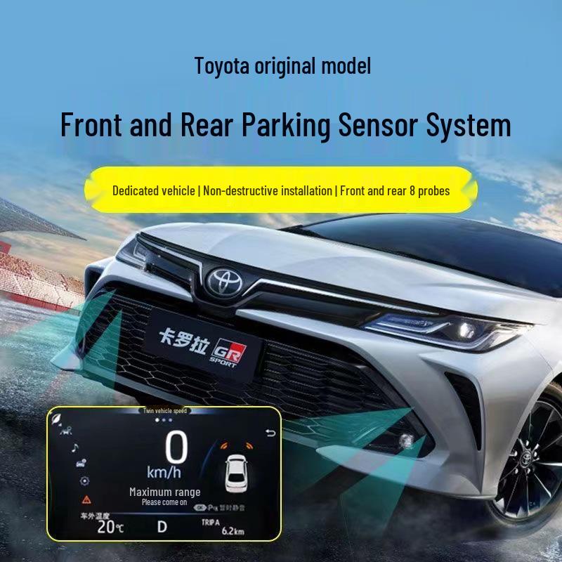 

Парковочный радар Levin с оригинальным дисплеем приборной панели для передней и задней части Rear 4 Sensors