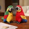 Simulation Animal Parrot Plush Toy Stuffed Soft Animal Pillow Fun Toys Home Decro Birthday Gifts