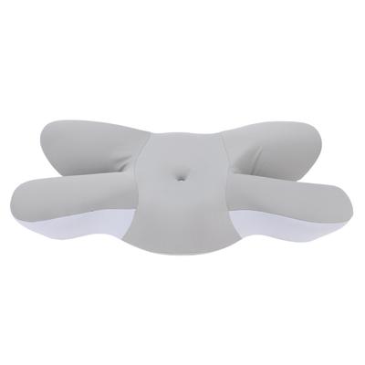 Cervical Neck Pillow Nylon Polyurethane Fiber Slow Rebound Bed Pillow for Back Stomach Side Sleeper Grey
