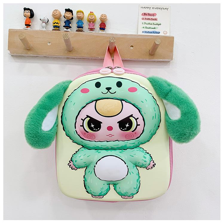 School Bag New Cute Children's Backpack Cartoon Eggshell Bag 3D Three-dimensional Hard Shell