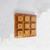 Wooden Tic-Tac-Toe XO Game, Children's Educational Two-Player Board Game for Focus and Logical Thinking Training, Parent-Child Interactive Toy