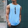 Letní rychleschnoucí fitness vesta Pánské síťované oblečení Vesta bez rukávů Volná Basketbal Běh Sportovní trend Trička s krátkým rukávem
