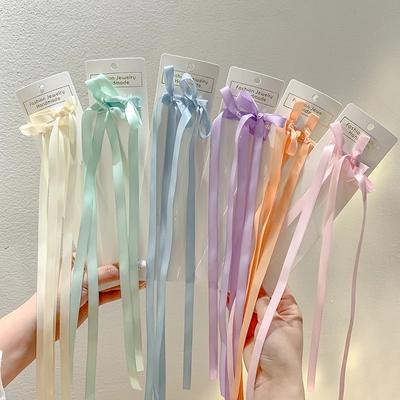 Elegante Schleifenband Haarspange Baby Hochwertige Haarbänder Damen Su Hanfu Geflochtenes Langes Haarband Haaraccessoires für Mädchen Kopfschmuck