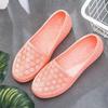 New Summer Baotou Flat-bottomed Hole Shoes Mother Shoes Fashionable Lazy Shoes Nurse Shoes Platform Casual Versatile Purple