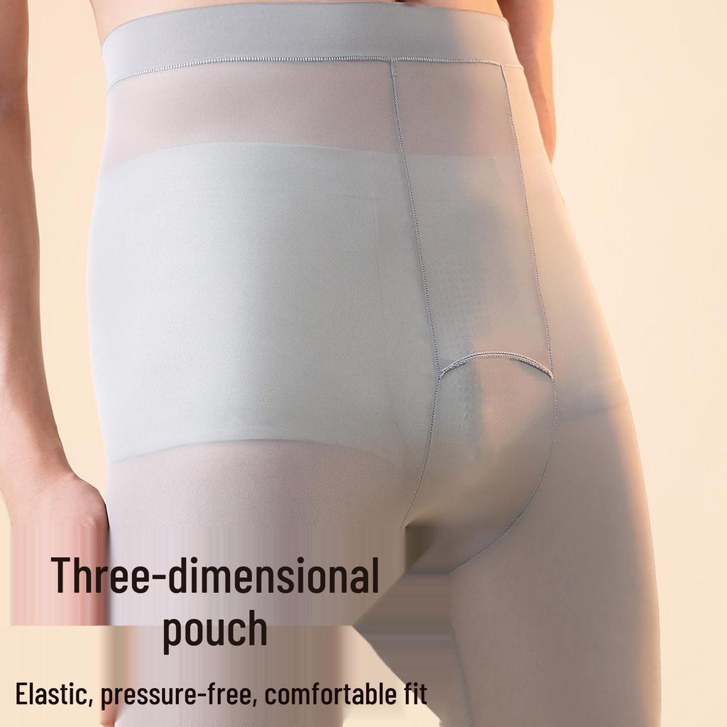 Men's Seamless Anti-static Lightweight Base Layer Set for Autumn & Winter