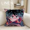 Action My Hero Academia Cushion Cover Pillowcase Set Pcs X X Breathable Washable Sofa Cushion Cover