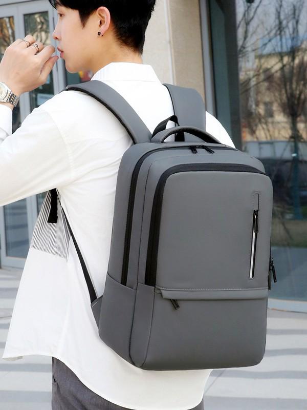 Large Capacity Multifunctional Travel Backpack with USB Charging and Luggage Handle Attachment