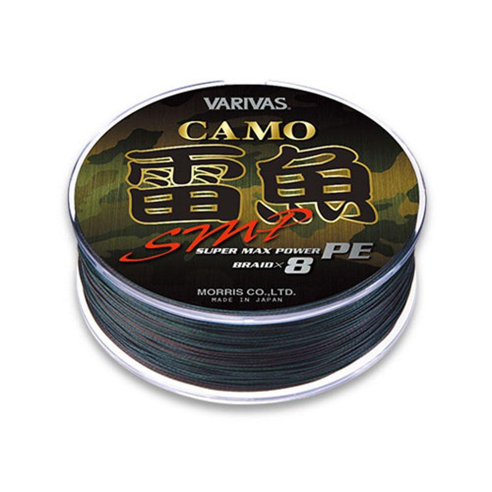 VARIVAS PE Line, Snakehead, Super Max Power, 100m, No. 8, 120lb, Camouflage