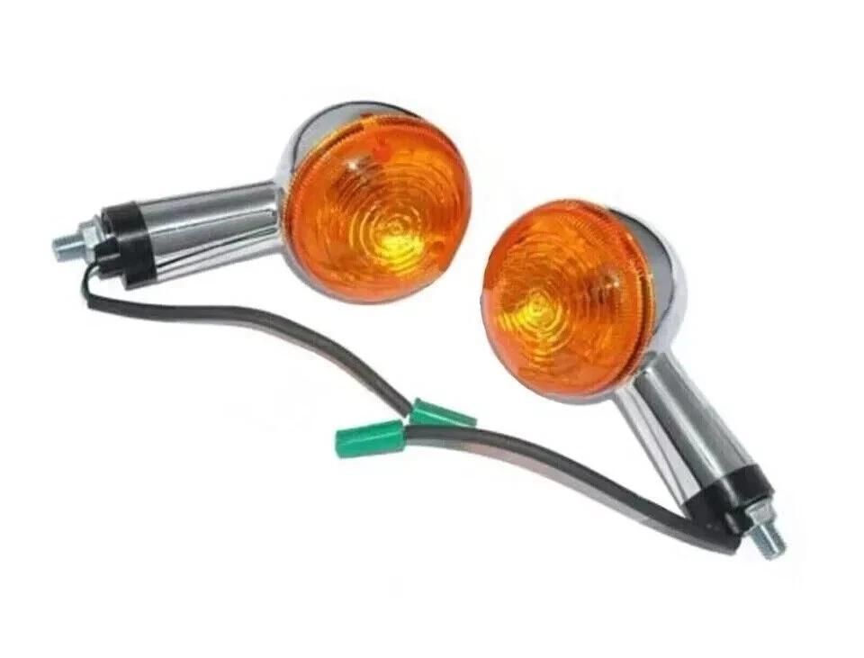 Fit For Royal Enfield Meteor 350 Classic Indicator Pair Chrome Reborn 350