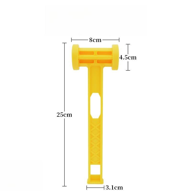 Outdoor Ultralight Plastic Tent Hammer Multifunctional Ground Stake Mallet Portable Tool for Camping Backpacking Hiking
