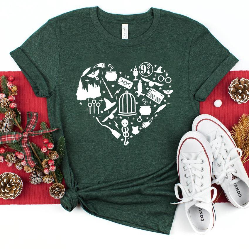 

Magical Wizard Castle Shirt HP Movie Inspired Tee Wizard School 9 34 Tshirt Wizard Wand Shirts Herbology Witchcraft Tops S