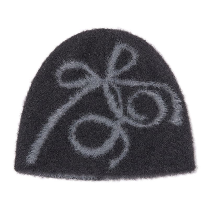 

KIRSH Ribbon Cherry Mohair Beanie [Black] 00F