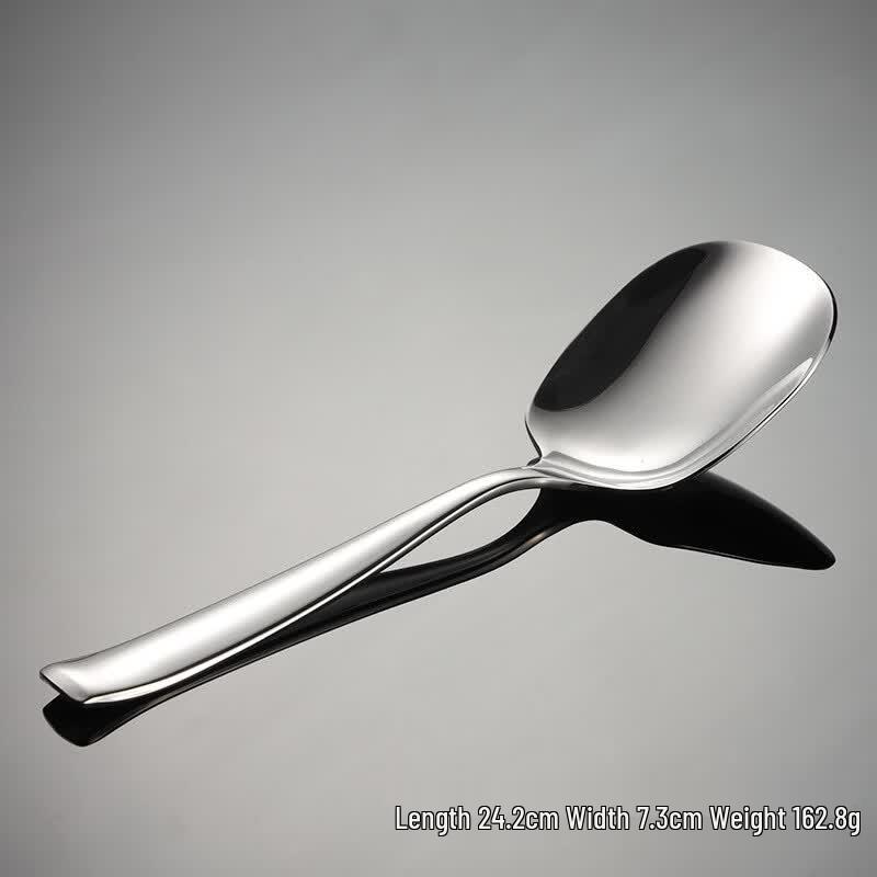 Qianxing Stainless Steel Square Head Serving Spoon